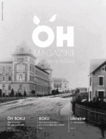 Deckblatt zum ÖH Boku Magazin, 150 Jahre Boku