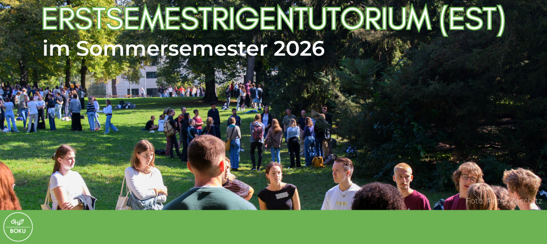 Beitragsbild mit Titel: Erstsemestrigentutorium 2026